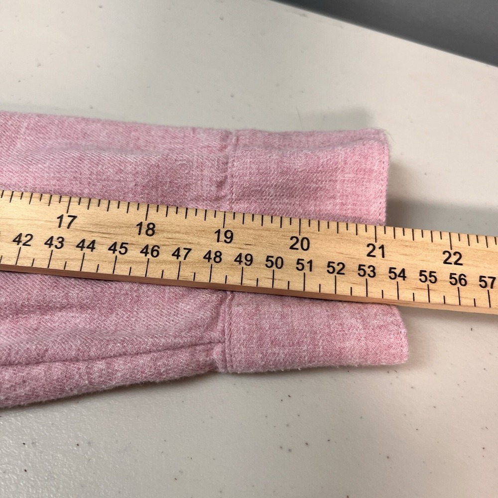Madewell Womens XS Pink Tunic Back Button Up Classic Gorpcore Cabincore Cozy - Picture 11 of 12